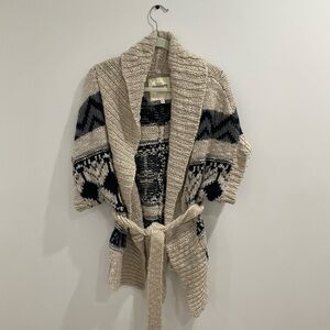 Vintage Chunky Knit Abercrombie & Fitch Wrap Sweater
